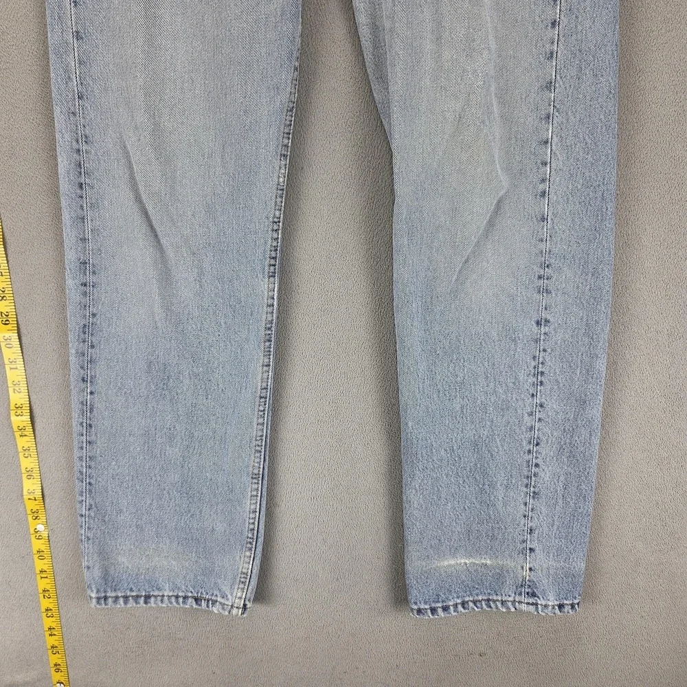 Vintage Levis 501 Jeans Mens Blue Light Wash Made In USA Button Fly Fits 30x30